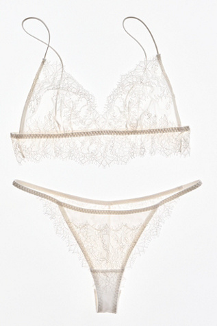 Lacebound Longline Triangle Bralette