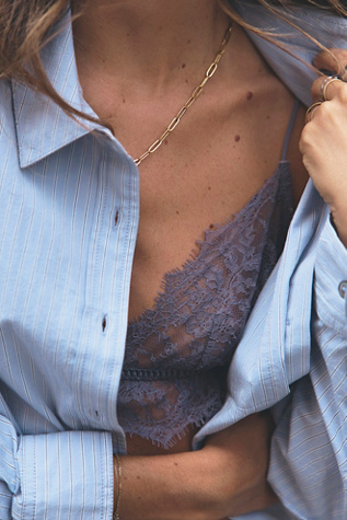 Lacebound Longline Triangle Bralette