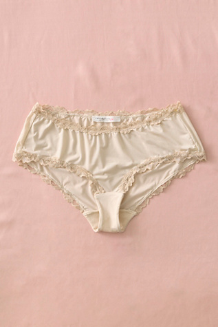 Charlie Lace Microfiber Low-Rise Boyshort Undies