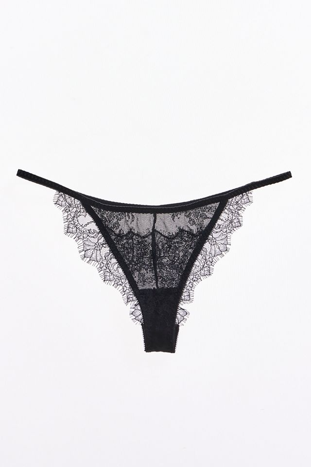 Lacebound String Tanga Undies #1