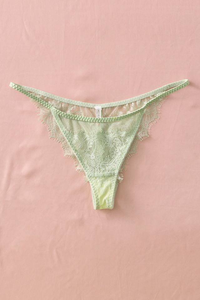 Lacebound String Tanga Undies #4