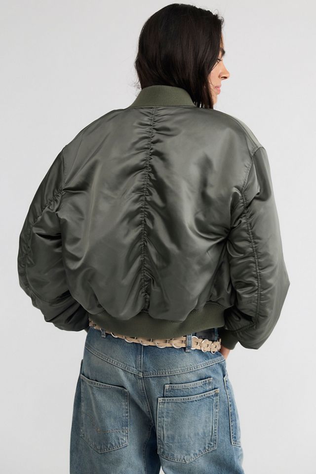 AGOLDE Frankie Reversible Bomber Jacket #1