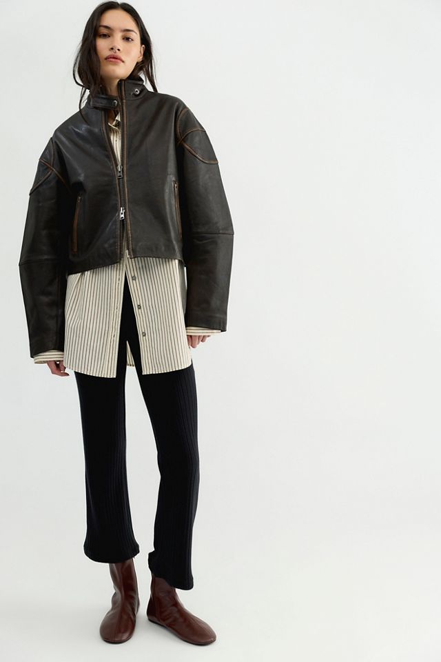 Veste en cuir Pierson AGOLDE #2