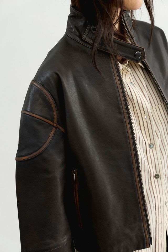 Veste en cuir Pierson AGOLDE #3