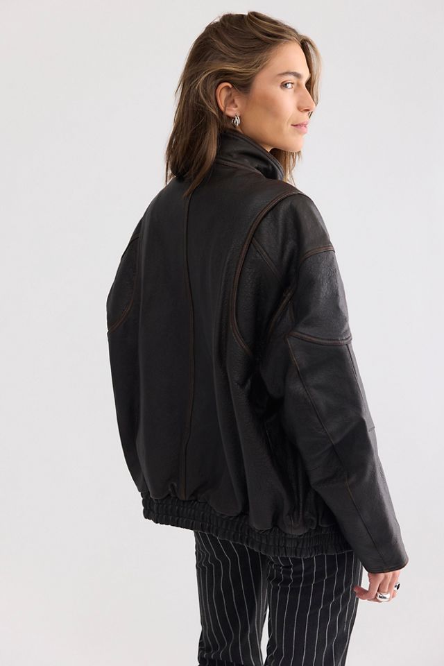 AGOLDE Danver Moto Leather Jacket #1