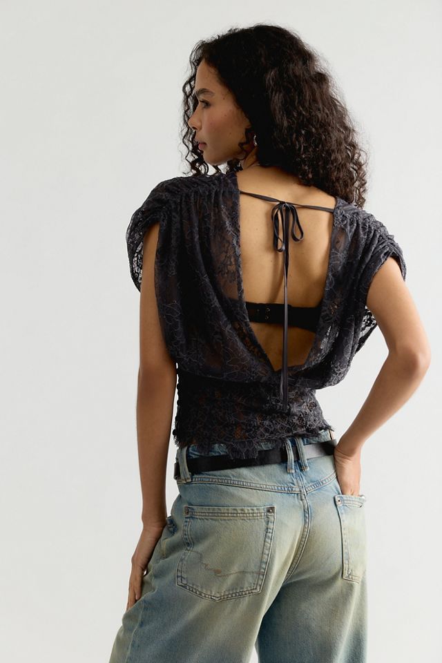 Hansen & Gretel Ruby Lace Top #1