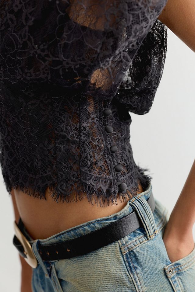 Hansen & Gretel Ruby Lace Top #3