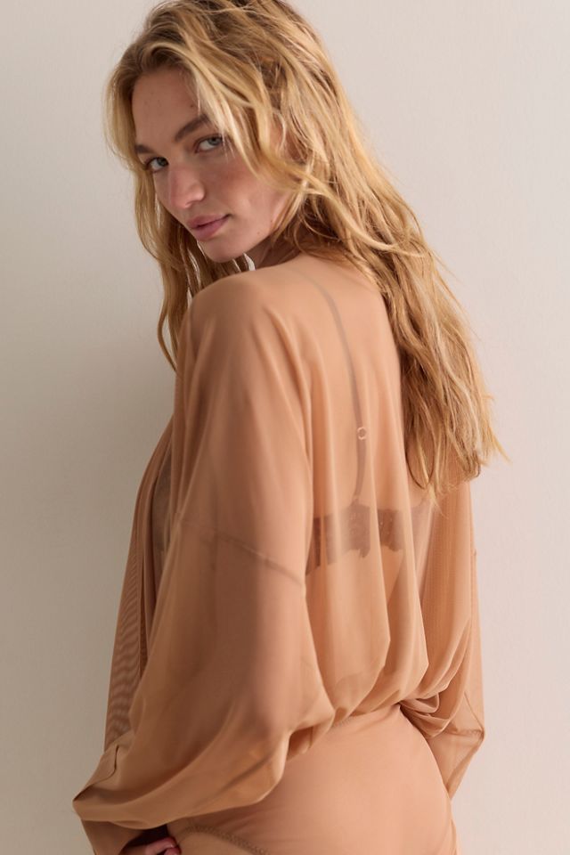 Norma Kamali Oversized Shirt Bodysuit #1