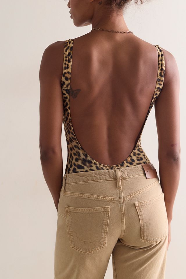 Norma Kamali Super Low Back Mio Bodysuit #3