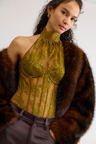 Retrofete Harriet Lace Bodysuit by Free People