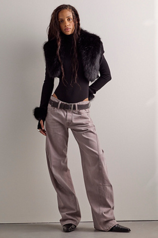 Norma Kamali Long Sleeve Turtle Open Back Bodysuit