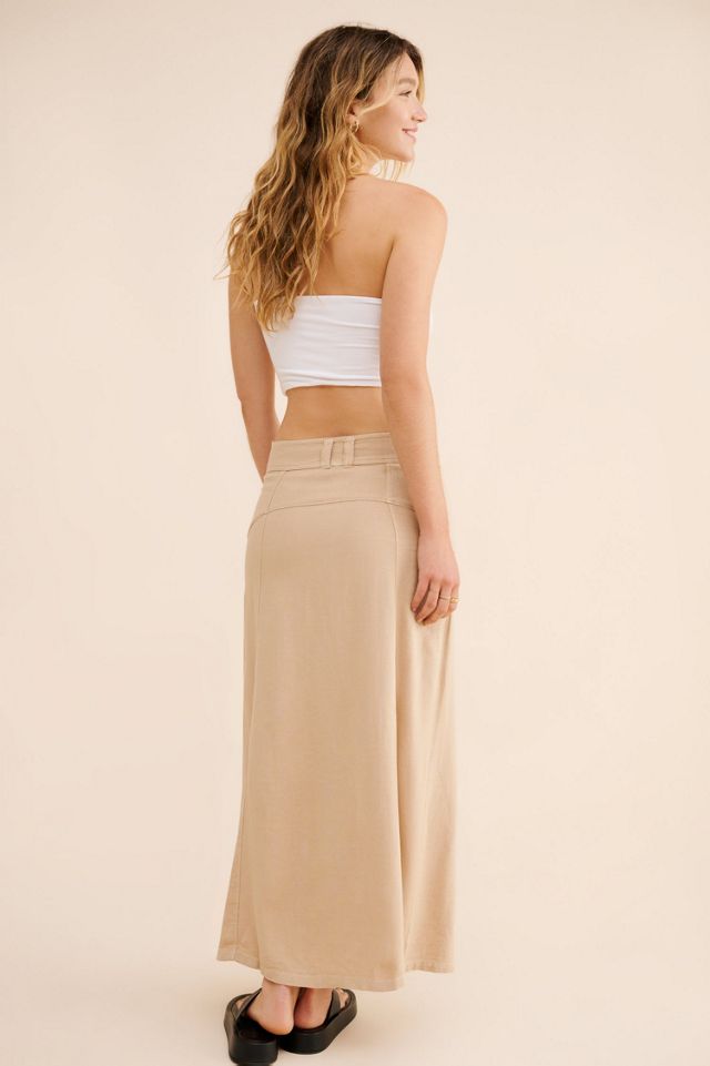 Isla Linen Maxi Skirt #1