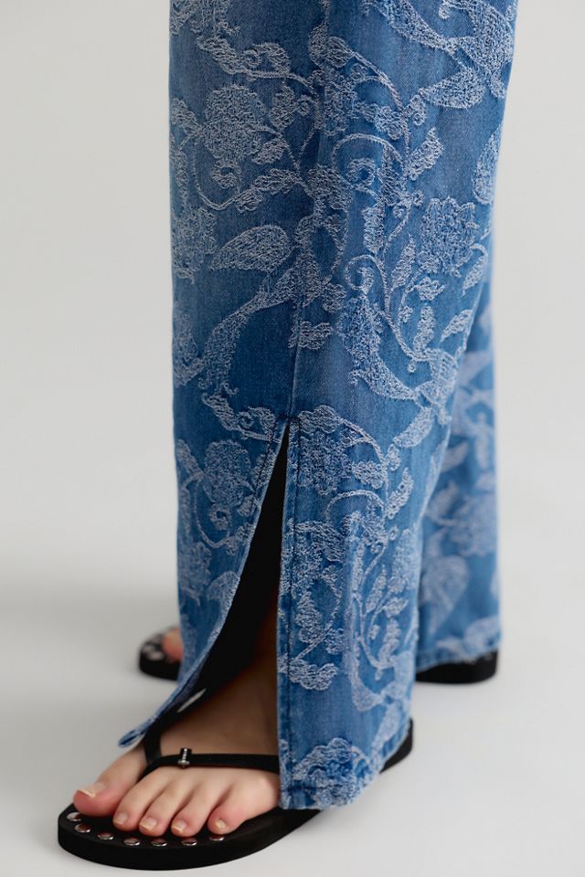 OneTeaspoon Roadhouse Pull-On Wide-Leg Jeans #3