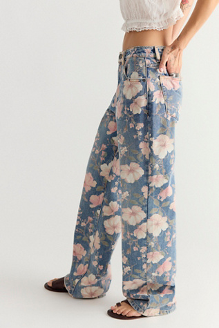 Jean Icon taille haute Lovelorn Bloom OneTeaspoon