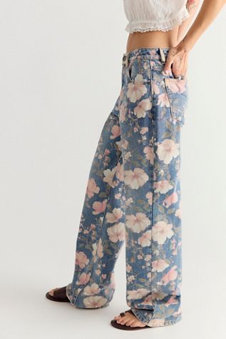Jean Icon taille haute Lovelorn Bloom OneTeaspoon