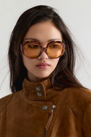 Lunettes de soleil rondes surdimensionnées Arlo