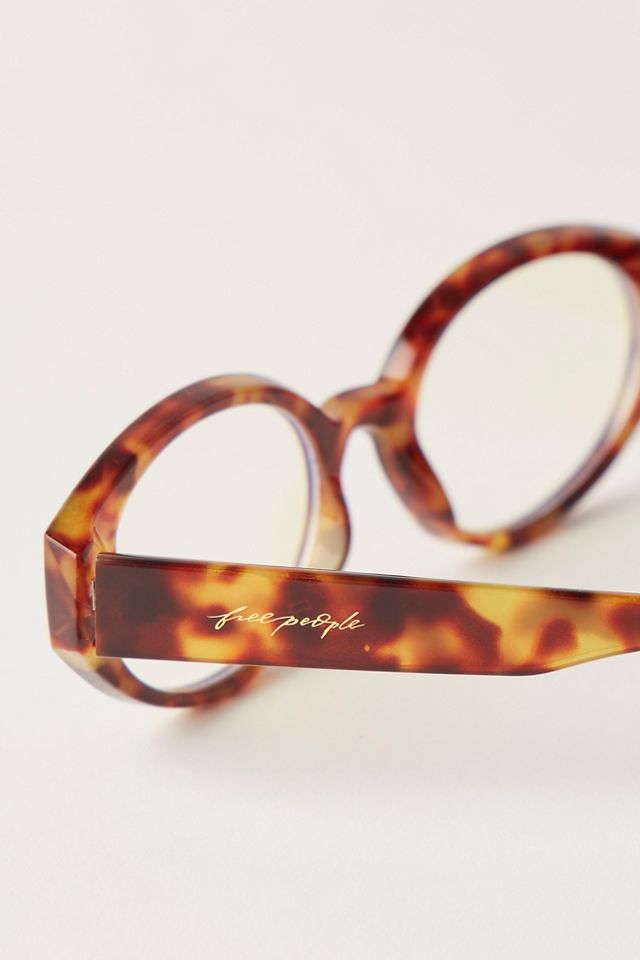 Beatrice Round Blue Light Glasses #2