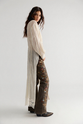 Driftwood Wyatt Printed & Embroidered Jeans