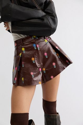 Short en cuir végétalien Luma CeliaB