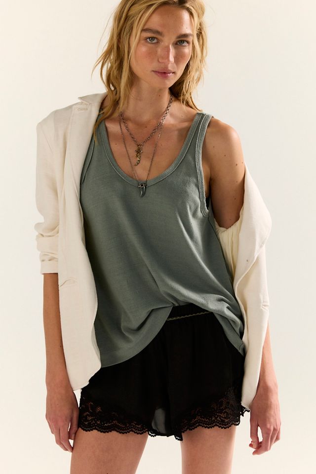 We The Free Scoop Neck Silk Tank #3