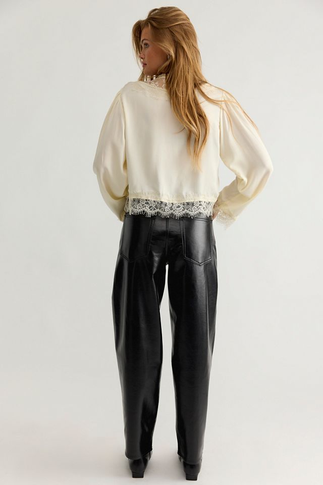 AGOLDE Nate Leather Pants #1