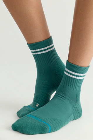 Stace Lined Up Quarter-Length Socks