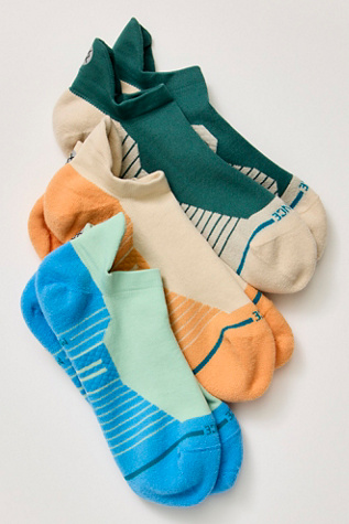 Lot de 3 chaussettes à languette de course Stance