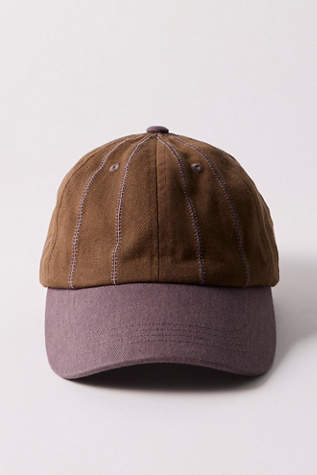 Baseline Baseball Cap at Free People in Chocolate Combo