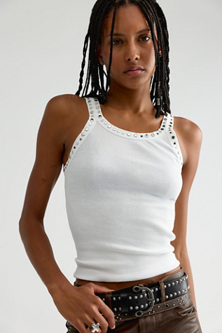 RE/DONE Multi Stud Ribbed Tank