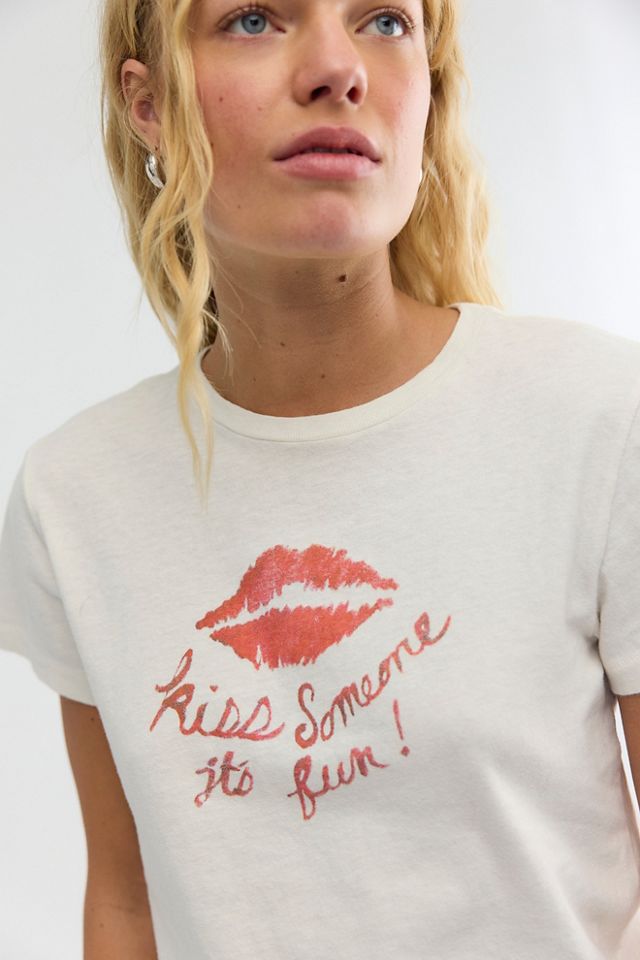 RE/DONE Kiss Someone Classic Cotton Tee #2