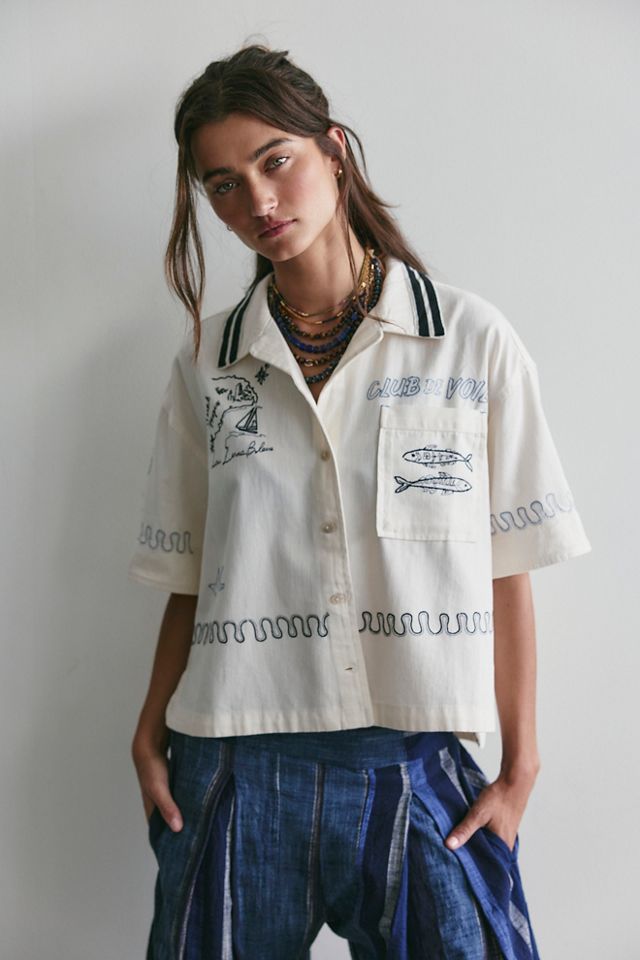 We The Free Chemise boutonnée brodée Castaway Camp #4