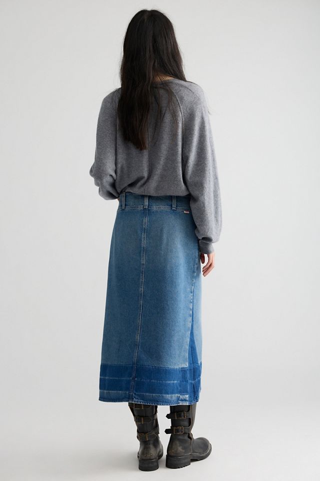 Snakcs! by MOTHER The Fortune Cookie Denim Skirt #1