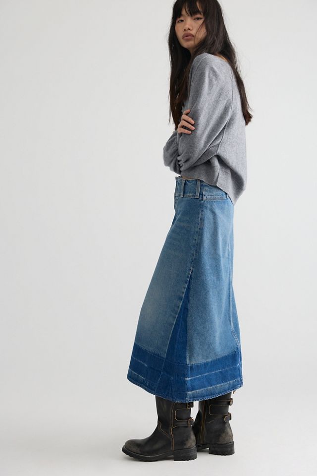Snakcs! by MOTHER The Fortune Cookie Denim Skirt #2