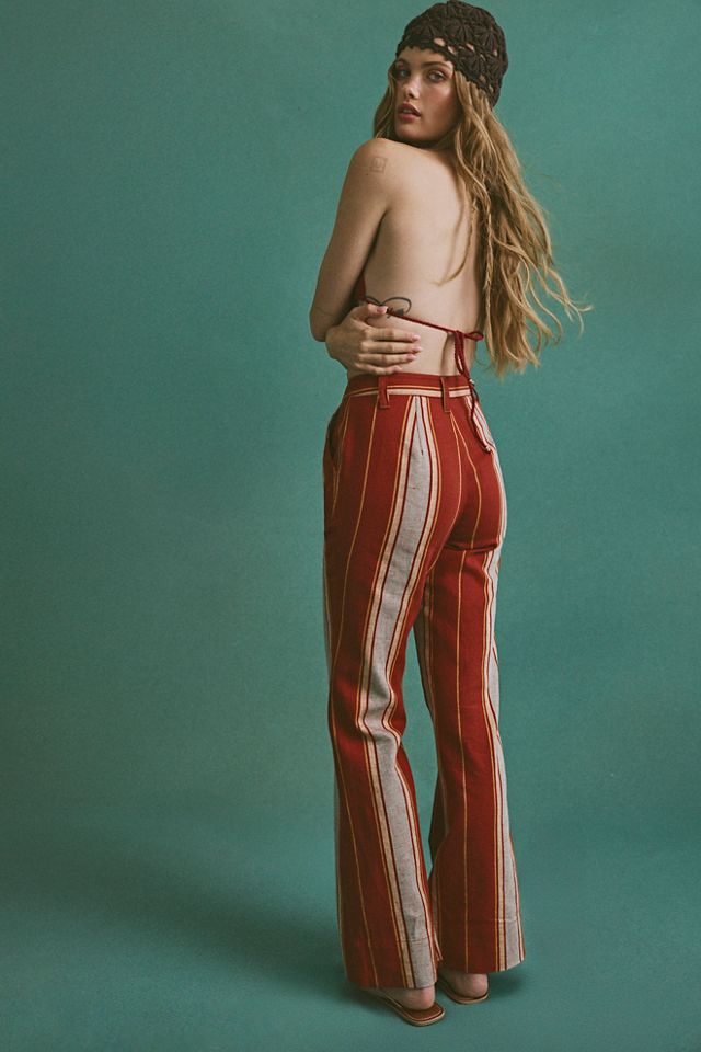 Matthew Williamson x Free People Mirador Striped Bootcut Trousers #2