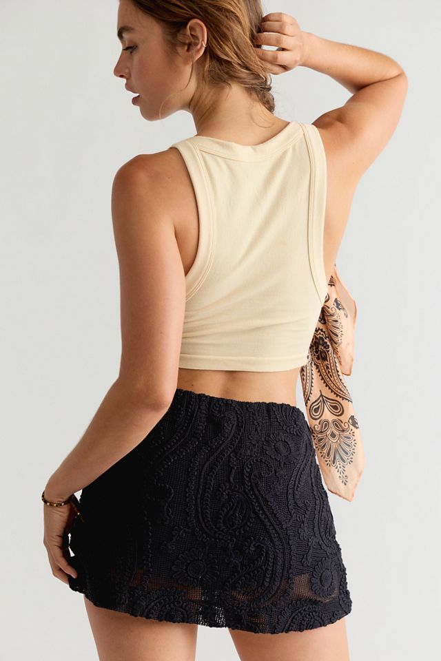 My Little Micro Mini Lace Skort #2