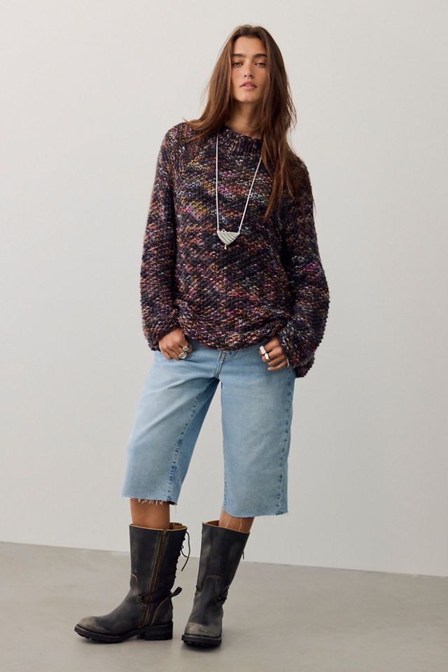 Pull col rond en laine mérinos Maiami #3
