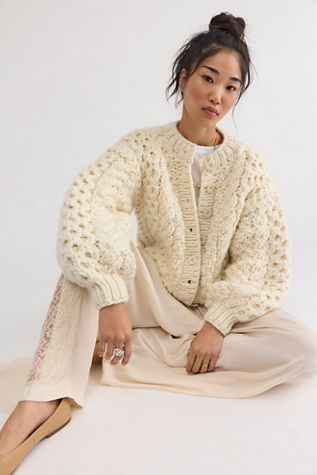 Mr Mittens Charlotte Honey Cable Knit Cardi
