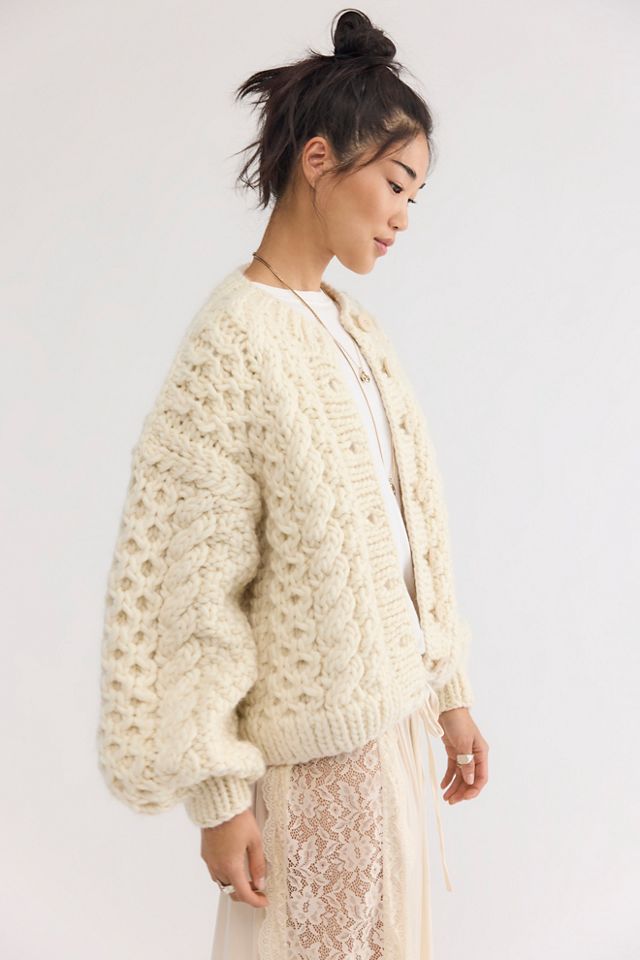 Mr Mittens Charlotte Honey Cable Knit Cardi #2