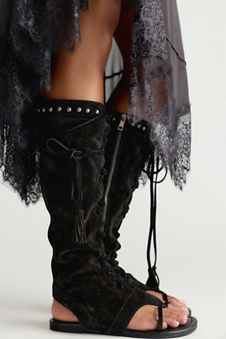 Spell Warrior Lace-Up Sandals
