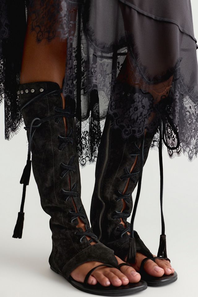 Spell Warrior Lace-Up Sandals #1