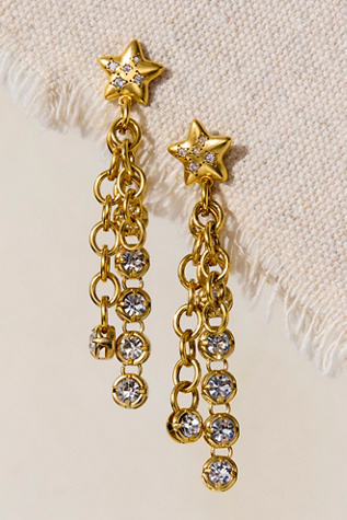 Madison Jewels Starburst Earrings at Free People in Gold