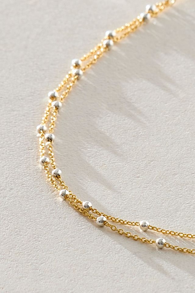 Set & Stones Austen Layered Anklet #1