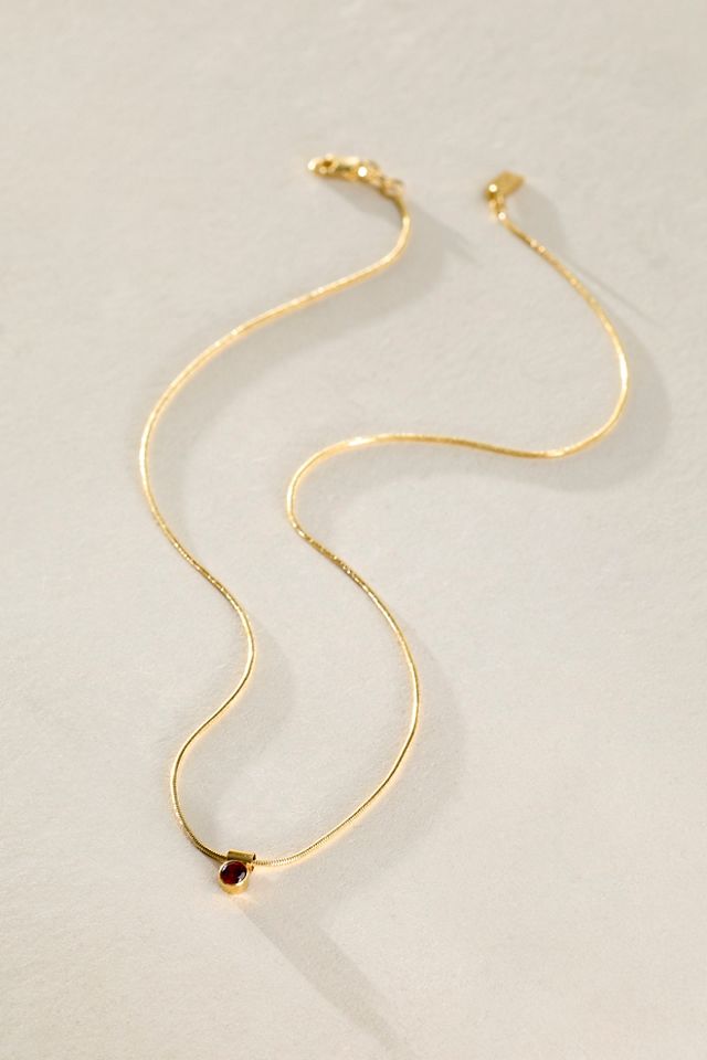 Ellie Birthstone Necklace #1