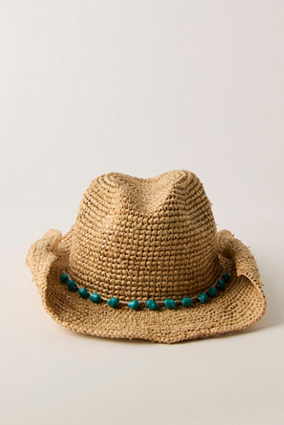 Dune Cowboy Hat by San Diego Hat Co. at Free People in White