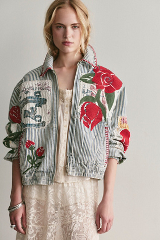 We The Free Novelty Birdie Jacket at Free People in Secret Getaway, Size: Medium