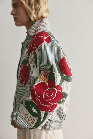 We The Free Novelty Birdie Jacket at Free People in Secret Getaway, Size: Medium