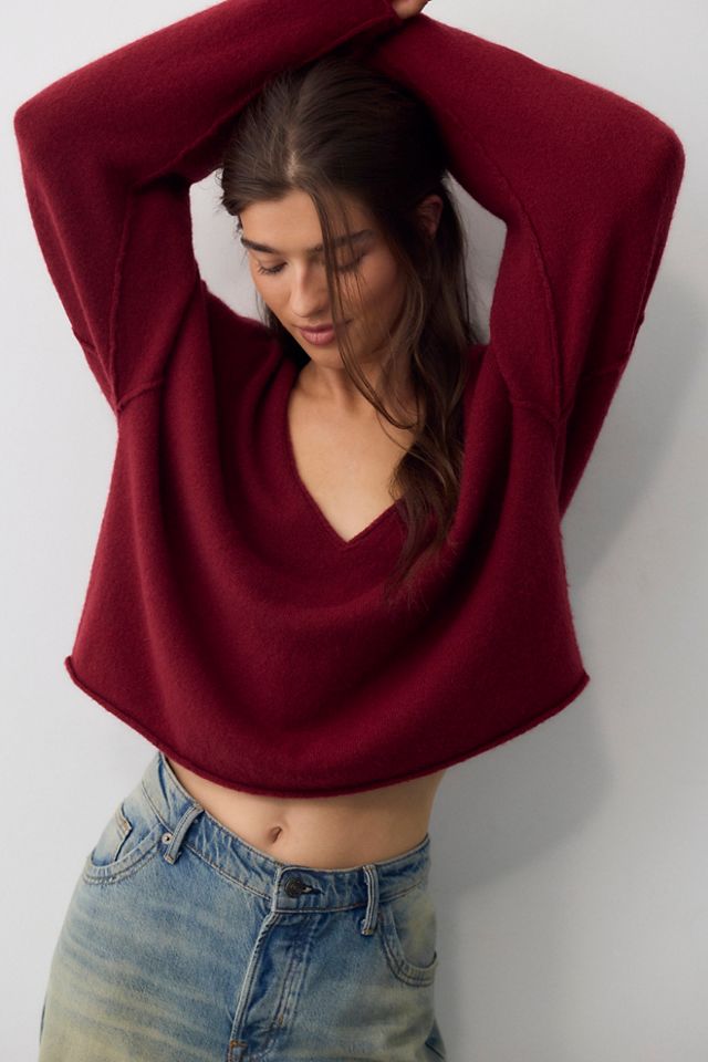 See Me V-Neck Knit Pullover #1