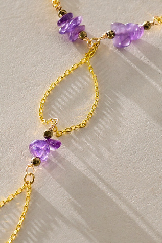 Женские украшения Mary Moretti Marly Moretti Handchain, цвет: Аметистовый — фото 2