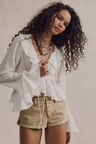 FP One Bela Blouse at Free People in White, Size: S