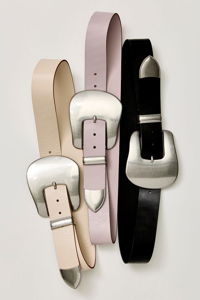 Opalite Leather Belt #1